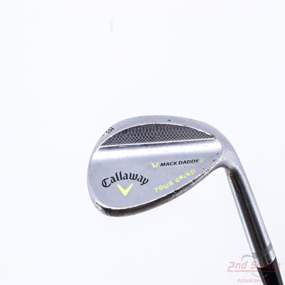 Callaway Mack Daddy 2 Tour Grind Chrome Wedge Sand SW 56° 11 Deg Bounce T Grind Stock Steel Shaft Steel Wedge Flex Right Handed 35.0in