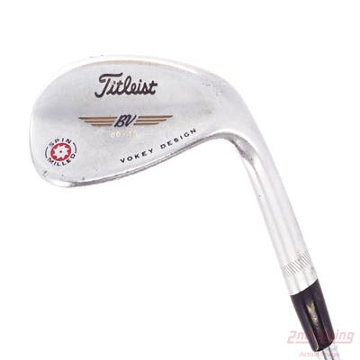 Titleist Vokey Spin Milled CC Chrome Wedge Lob LW 60° 10 Deg Bounce True Temper Dynamic Gold Steel Wedge Flex Right Handed 35.25in
