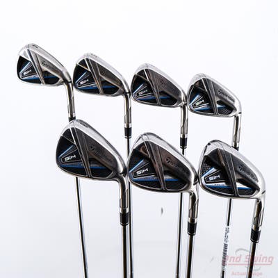 TaylorMade SIM MAX Iron Set 4-PW FST KBS MAX 85 Steel Stiff Right Handed -1/4"
