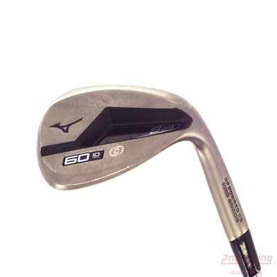 Mizuno S23 Copper Cobalt Wedge Lob LW 60° 10 Deg Bounce C Grind FST KBS Hi-Rev 2.0 Steel Wedge Flex Right Handed 35.25in
