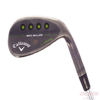 Callaway MD3 Milled Black W-Grind Wedge Sand SW 56° 10 Deg Bounce S Grind True Temper Dynamic Gold Tour Issue S200 Steel Stiff Right Handed 35.25in