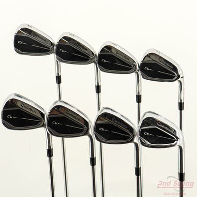 TaylorMade Qi Iron Set 4-PW AW FST KBS MAX 85 MT Steel Stiff Right Handed +1/4"