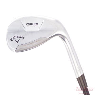 Mint Callaway Opus Platinum Chrome Wedge Lob LW 58° 10 Deg Bounce S Grind True Temper Dynamic Gold Mid 115 TI Wedge GunMetal Steel Wedge Flex Right Handed 35.0in