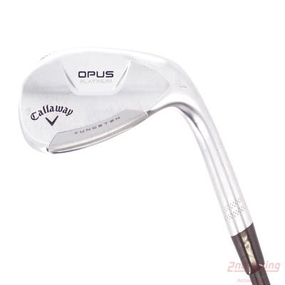 Callaway Opus Platinum Chrome Wedge Lob LW 60° 10 Deg Bounce S Grind True Temper Dynamic Gold Mid 115 TI Wedge GunMetal Steel Wedge Flex Right Handed 35.0in