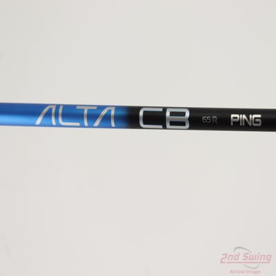 Used W/ Ping RH Adapter Ping Alta CB Blue 65 Fairway Shaft Regular 42.5in
