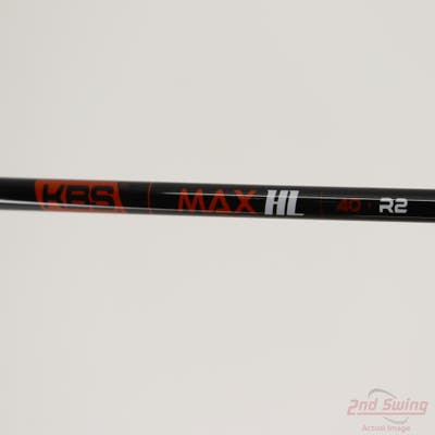 Used W/ TaylorMade RH Adapter KBS Max HL 40 Driver Shaft Senior 44.75in