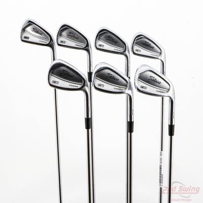 Titleist 716 CB Iron Set 4-PW True Temper Dynamic Gold Tour Issue S400 Steel Stiff Right Handed STD