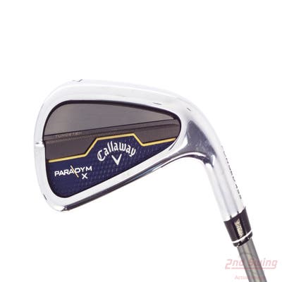 Callaway Paradym X Single Iron 7 Iron Project X HZRDUS Silver Gen4 65 Graphite Regular Right Handed 37.0in