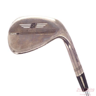 Titleist Vokey SM9 Brushed Steel Wedge Sand SW 56° 8 Deg Bounce M Grind Titleist Vokey BV Steel Wedge Flex Right Handed 35.5in