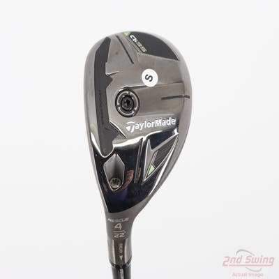 Mint TaylorMade Qi35 Rescue Hybrid 4 Hybrid 22° Mitsubishi Kai'li Red 85 Graphite Stiff Left Handed 40.0in