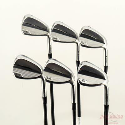 Ping i530 Iron Set 6-PW AW ALTA CB Black Graphite Stiff Right Handed Black Dot +1/2"