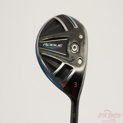 Callaway Rogue Sub Zero Fairway Wood 3 Wood 3W 15° Project X HZRDUS Yellow 76 Graphite Stiff Right Handed 43.25in