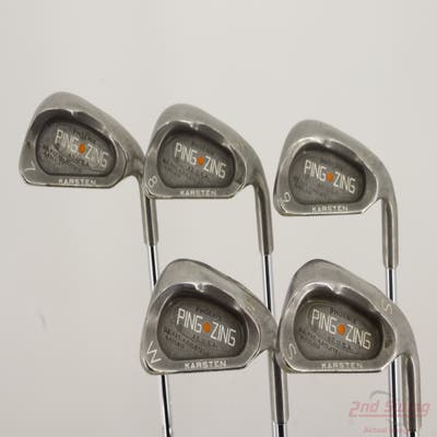 Ping Zing Iron Set 7-PW SW Ping KT-M Steel Stiff Right Handed Orange Dot +1/4"