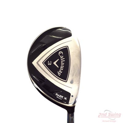 Callaway Razr X Black Fairway Wood 3 Wood 3W Callaway Stock Graphite Graphite Regular Right Handed 43.25in