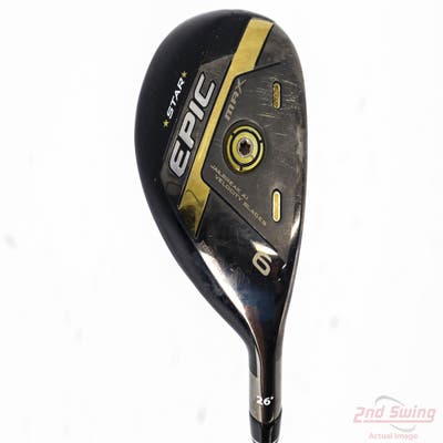 Callaway EPIC MAX Star Hybrid 6 Hybrid 26° UST ATTAS Speed Series 40 Graphite Ladies Right Handed 38.0in