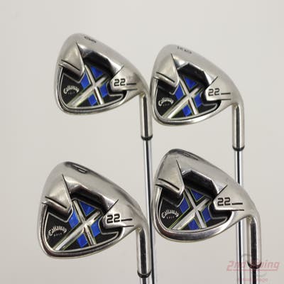 Callaway X-22 Iron Set 8-PW AW Callaway X Steel Steel Uniflex Right Handed STD