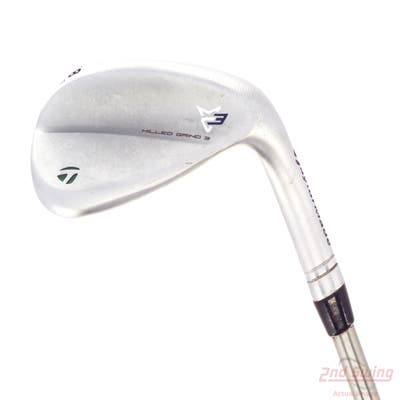 TaylorMade Milled Grind 3 Raw Chrome Wedge Lob LW 58° 12 Deg Bounce HB Project X Catalyst 80 Graphite Stiff Right Handed 35.5in