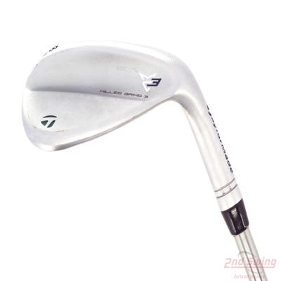 TaylorMade Milled Grind 3 Raw Chrome Wedge Lob LW 58° 12 Deg Bounce HB Project X Catalyst 80 Graphite Stiff Right Handed 35.5in