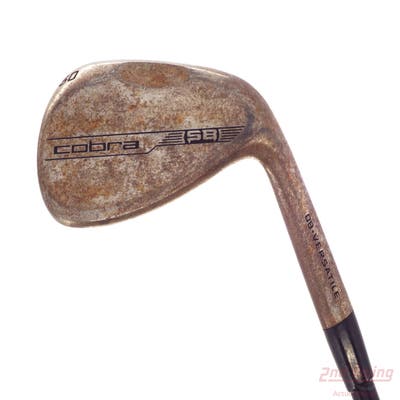 Cobra 2023 KING SB Tour Raw Wedge Gap GW 50° 8 Deg Bounce Mitsubishi MMT 125 Graphite Tour X-Stiff Right Handed 35.5in