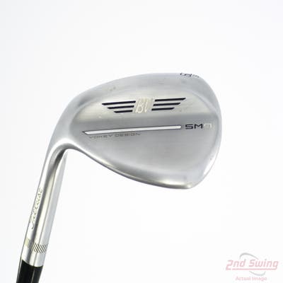 Titleist Vokey SM9 Tour Chrome Wedge Lob LW 60° 10 Deg Bounce S Grind Titleist Vokey BV Steel Wedge Flex Left Handed 35.5in