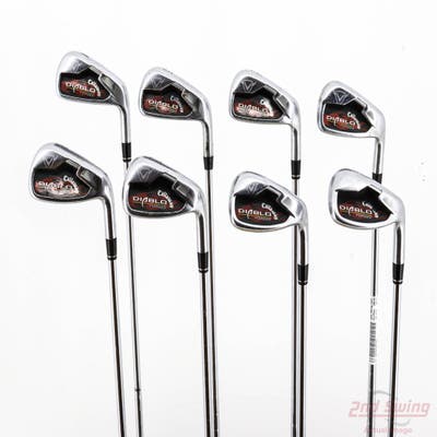 Callaway Diablo Forged Iron Set 4-PW GW Stock Steel Shaft Steel Stiff Right Handed +1/2"