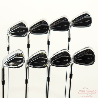 TaylorMade Qi Iron Set 5-PW GW SW FST KBS MAX 85 MT Steel Stiff Left Handed -1/4"