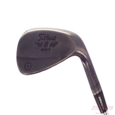 Titleist Vokey SM7 Jet Black Wedge Gap GW 50° 8 Deg Bounce F Grind SM7 BV Steel Wedge Flex Right Handed 35.75in