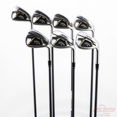 Callaway Apex DCB 21 Iron Set 5-PW AW UST Mamiya Recoil Dart 75 F3 Graphite Regular Right Handed STD