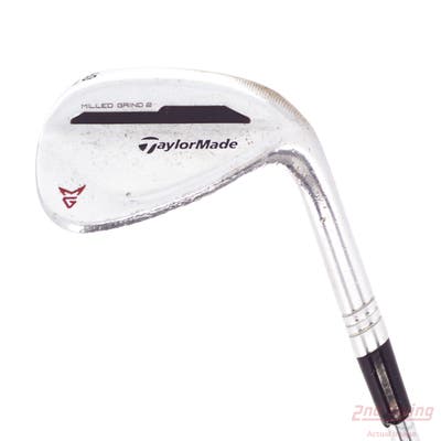 TaylorMade Milled Grind 2 Chrome Wedge Lob LW 60° 8 Deg Bounce LB True Temper Dynamic Gold S200 Steel Stiff Right Handed 35.0in