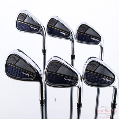 Callaway Paradym Iron Set 5-PW Project X HZRDUS Silver Gen4 65 Graphite Regular Right Handed STD