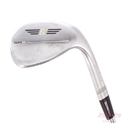 Titleist Vokey SM9 Tour Chrome Wedge Lob LW 58° 10 Deg Bounce S Grind Titleist Vokey BV Steel Wedge Flex Right Handed 35.0in