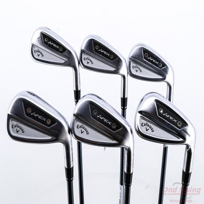 Mint Callaway Apex Ai300 Iron Set 6-PW AW UST Recoil Dart HDC 70 Graphite Regular Right Handed -1/4"