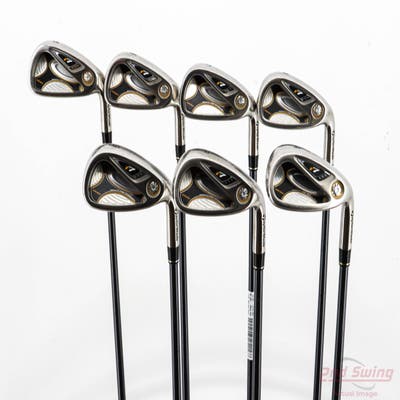 TaylorMade R7 Draw Iron Set 5-PW AW TM Fujikura Reax 65 Graphite Regular Right Handed +1"