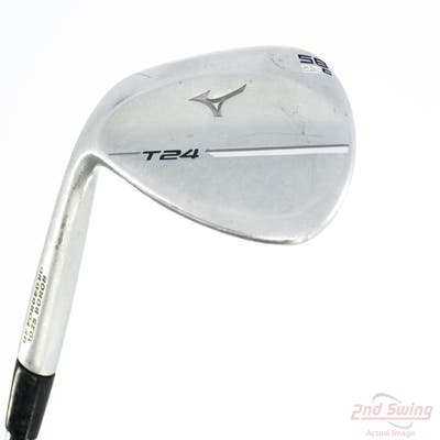 Mizuno T24 Soft Satin Wedge Lob LW 58° 8 Deg Bounce C Grind Nippon NS Pro Modus 3 Tour 115 Steel X-Stiff Left Handed 36.0in