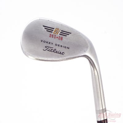Titleist Vokey Chrome 200 Wedge Lob LW 60° 8 Deg Bounce Stock Steel Shaft Steel Wedge Flex Right Handed 36.25in