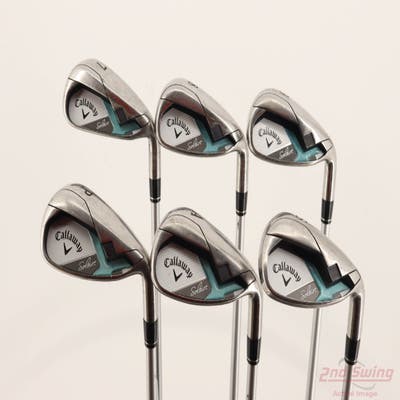 Callaway 2014 Solaire Iron Set 7-PW AW SW Callaway Stock Graphite Graphite Ladies Right Handed +1/2"
