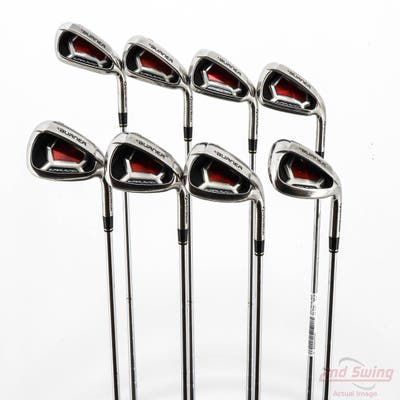 TaylorMade Burner Superlaunch Iron Set 4-PW AW TM Burner 48 Steel Stiff Right Handed +1/2"