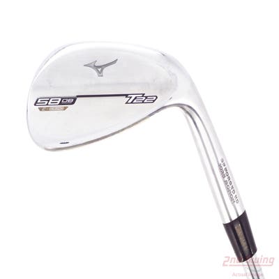 Mizuno T22 Satin Chrome Wedge Lob LW 58° 8 Deg Bounce C Grind True Temper Dynamic Gold Tour Issue S400 Steel Stiff Right Handed 35.25in