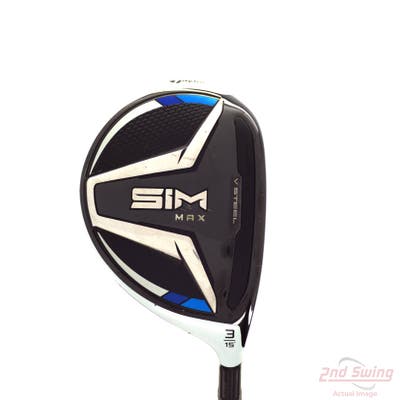 TaylorMade SIM MAX Fairway Wood 3 Wood 3W 15° Mitsubushi Tensei TM Blue 50 Graphite Regular Right Handed 43.25in