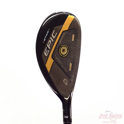 Callaway EPIC MAX Star Hybrid 6 Hybrid 26° UST ATTAS Speed Series 50 Graphite Senior Right Handed 39.25in