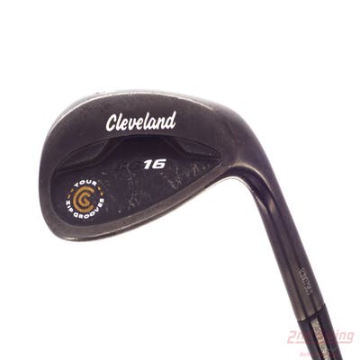 Cleveland CG16 Black Zip Groove Wedge Sand SW 54° 14 Deg Bounce Cleveland Traction Wedge Steel Wedge Flex Right Handed 35.0in