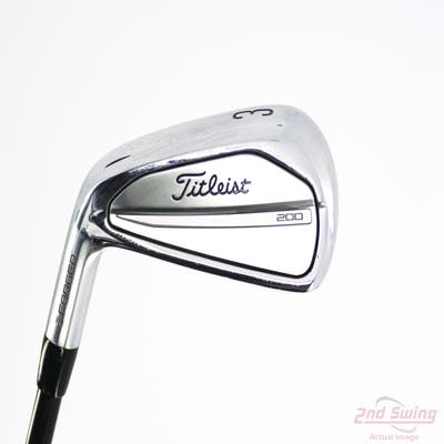 Titleist 2023 T200 Utility Utility Iron 3 Utility Project X HZRDUS Black Gen4 90HY Graphite Stiff Left Handed 39.5in