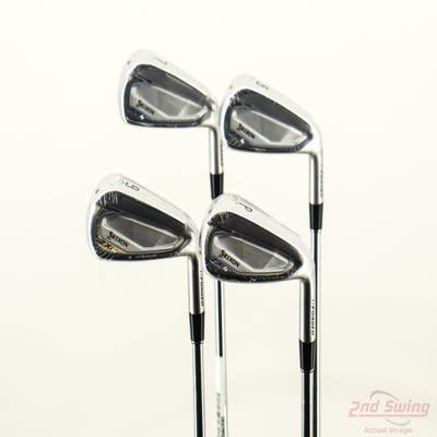 Mint Srixon ZXi4 Iron Set 7-PW FST KBS Tour 120 Steel Stiff Right Handed -1 1/2"