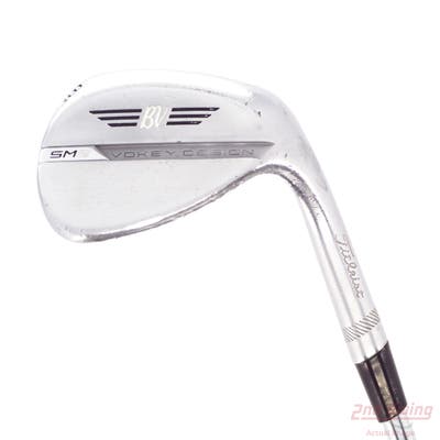 Titleist Vokey SM8 Tour Chrome Wedge Lob LW 58° 8 Deg Bounce M Grind Nippon Pro Modus 3 115 Wedge Steel Wedge Flex Right Handed 35.5in