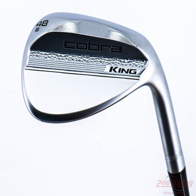 Mint Cobra 2025 King Chrome Wedge Pitching Wedge PW 48° 8 Deg Bounce Versatile True Temper Dynamic Gold Spinner Tour Issue Steel Wedge Flex Right Handed 35.75in