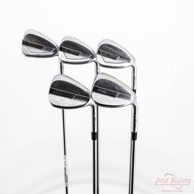 Ping G700 Iron Set 7-PW AW Nippon NS Pro Zelos 8 Steel Regular Right Handed White Dot +1/2"