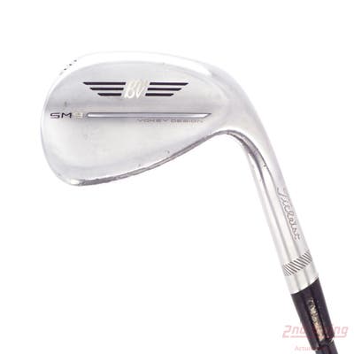 Titleist Vokey SM9 Tour Chrome Wedge Lob LW 58° 8 Deg Bounce M Grind FST KBS Hi-Rev 2.0 125 Steel Stiff Right Handed 35.5in