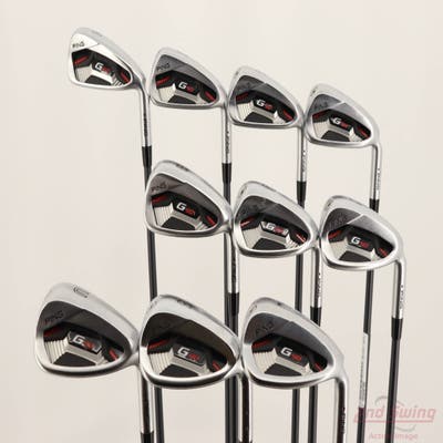 Ping G410 Iron Set 4-PW AW SW LW ALTA CB Red Graphite Regular Right Handed Maroon Dot +1"