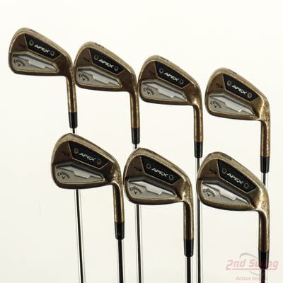 Callaway 2024 Apex TCB Iron Set 4-PW FST KBS Tour $-Taper Steel Regular Right Handed +1"