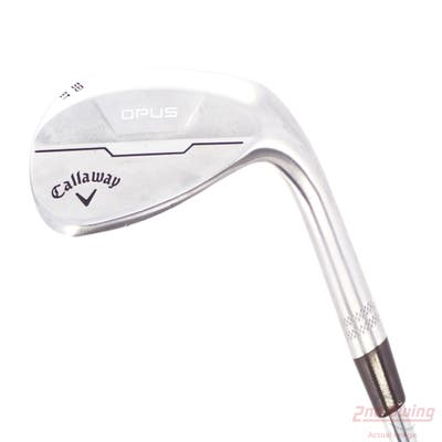 Callaway Opus Brushed Chrome Wedge Lob LW 58° 6 Deg Bounce T Grind True Temper Dynamic Gold Mid 115 Wedge Steel Wedge Flex Right Handed 34.5in